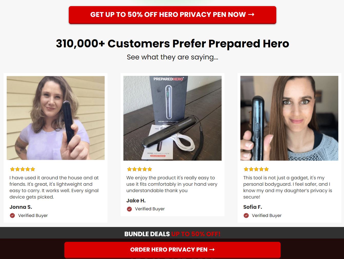 Prepared Hero Privacy Pen