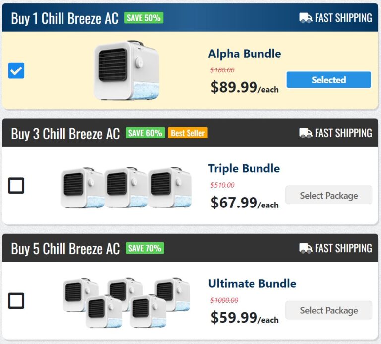 Chill Breeze Portable AC