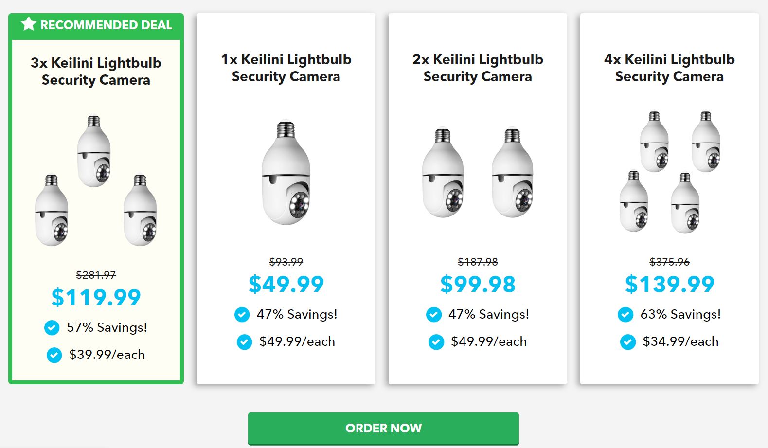 Keilini Light Bulb Security