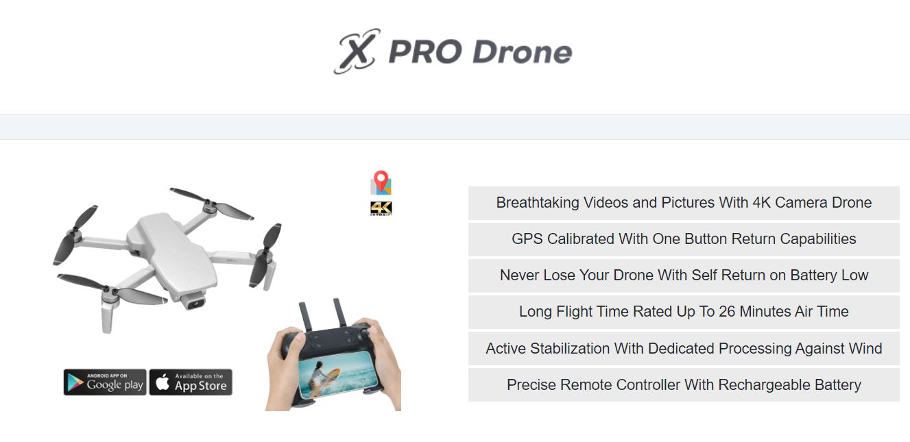 X PRO Drone