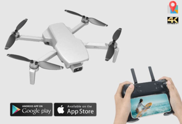 XProDrone (XPRO Drone) 4K HD Portable Drone, Extra Batteries 4K Camera Drone HD Camera Live Video WiFi FPV Voice Command, GPS Calibrated!