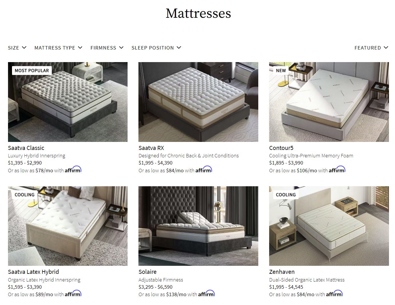 Saatva Mattresses