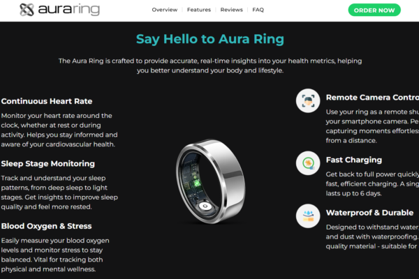 Aura Ring Multifunctional Smart Ring