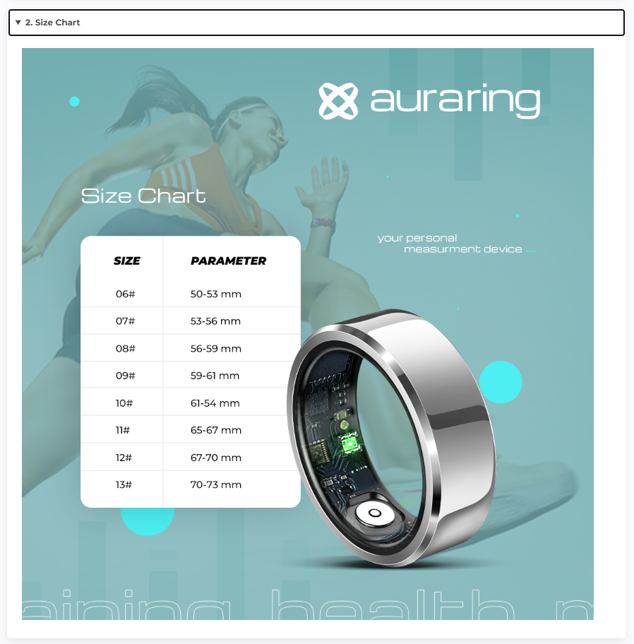 Aura Ring Multifunctional Smart Ring