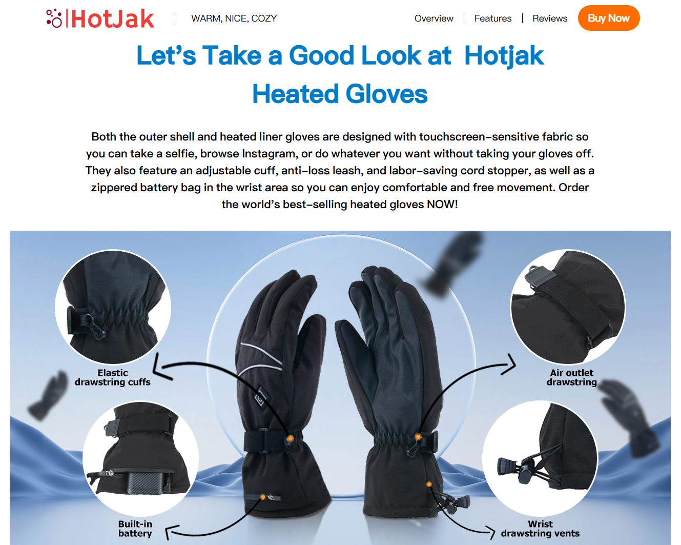 Hotjak Heated Gloves