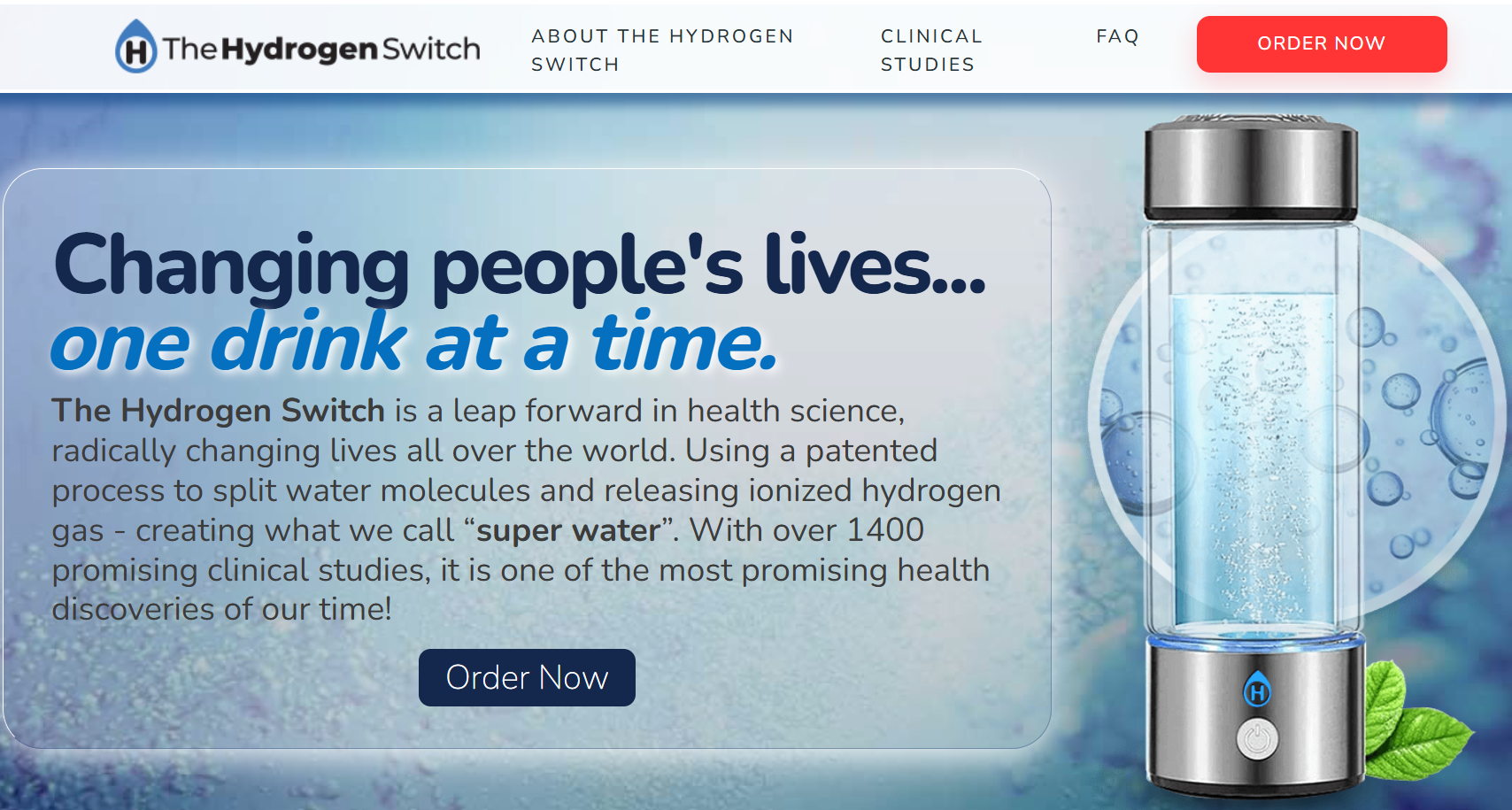 The Hydrogen Switch Bottle