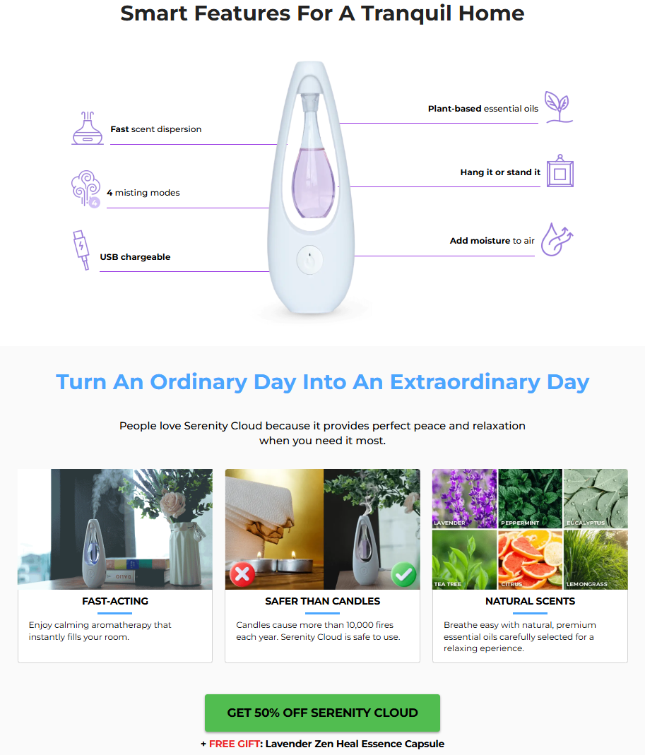 Serenity Cloud Aroma Diffuser