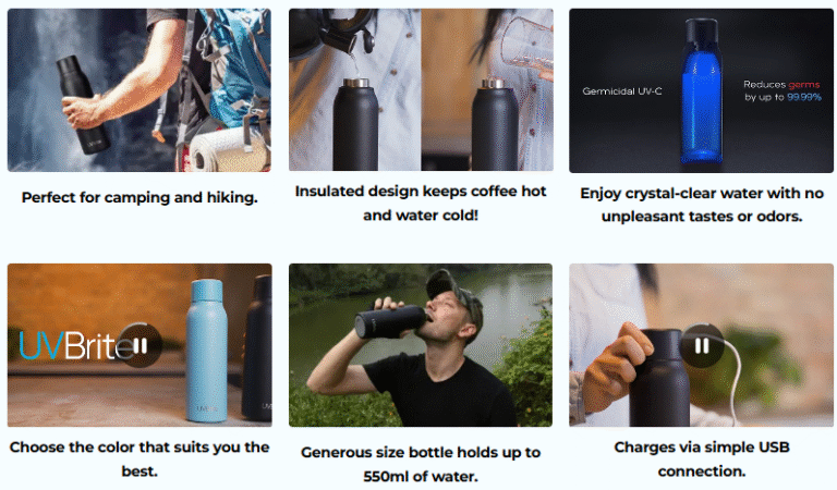 UVBrite Smart Bottle