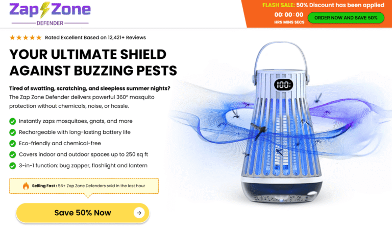 Zap Zone Defender Kills Mosquitoes Instantly Zap Zone Defender Now!