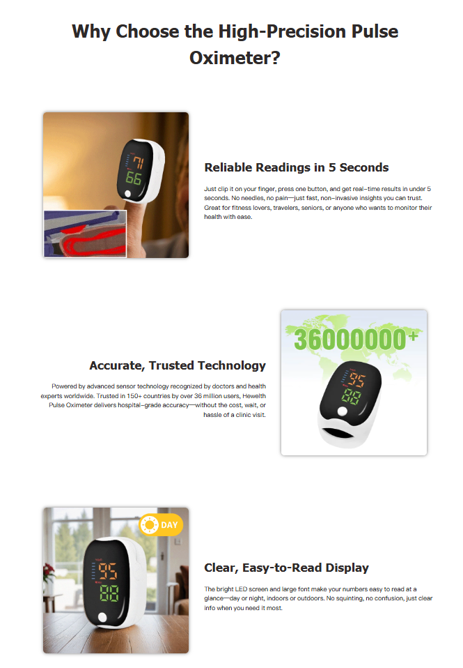 Hewelth Pulse Oximeter