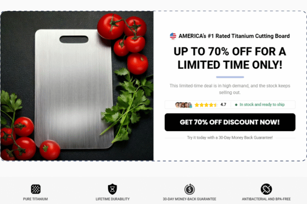 KatuChef Titanium Cutting Board