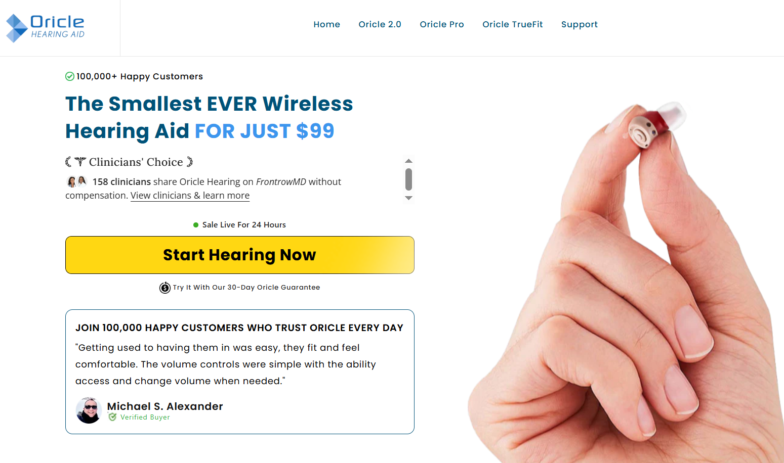 Oricle Hearing Aid