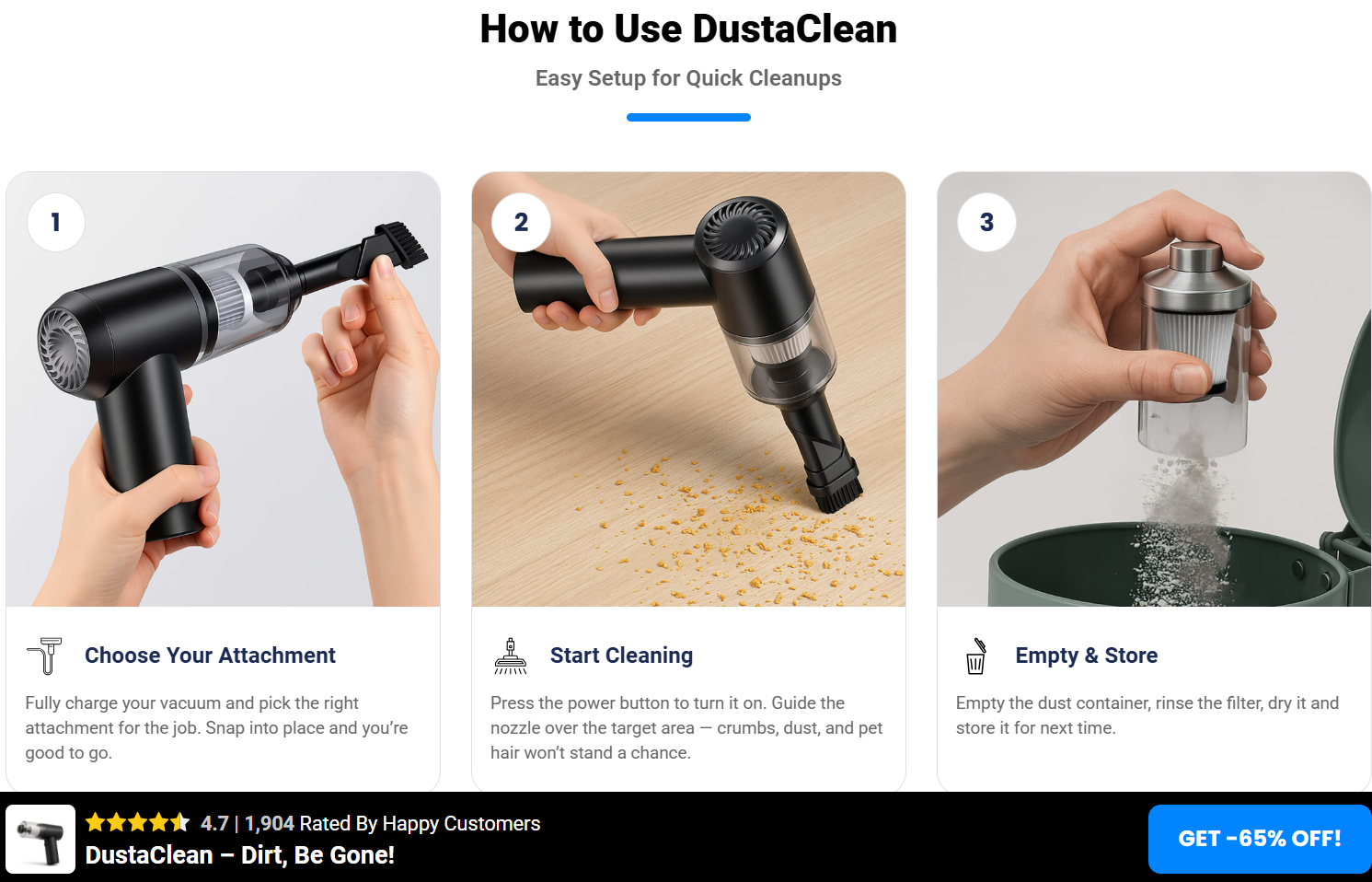 Handheld Vacuum