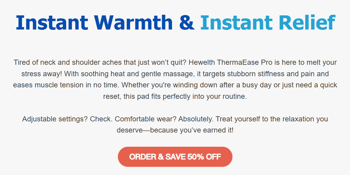 Hewelth ThermaEase Pro