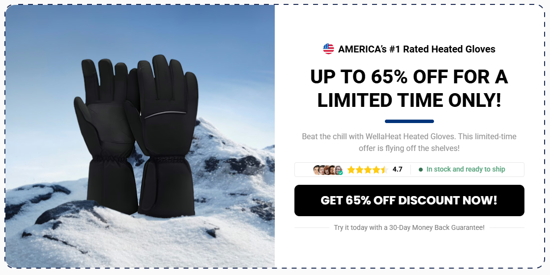 WellaHeat Heated Gloves