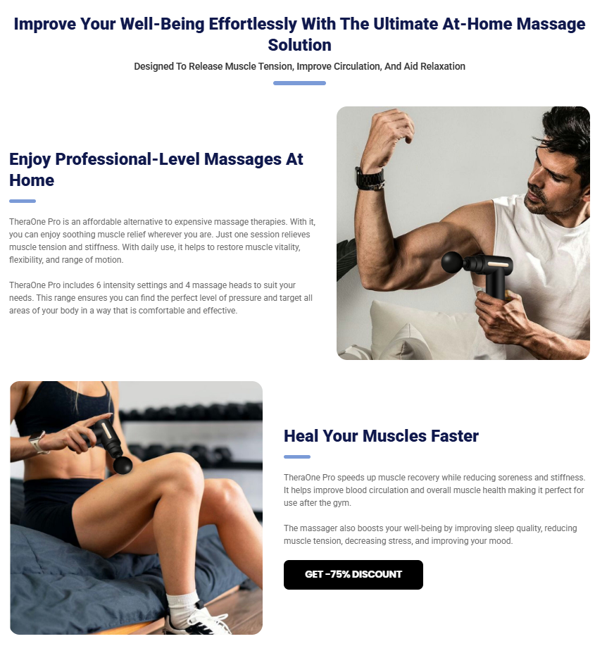 TheraOne Pro Massage Gun