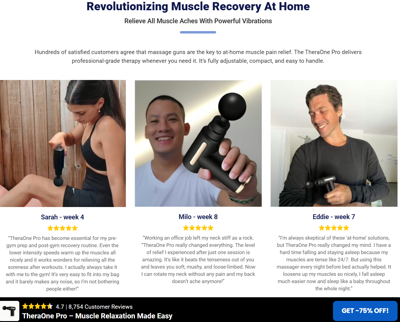 TheraOne Pro Massage Gun