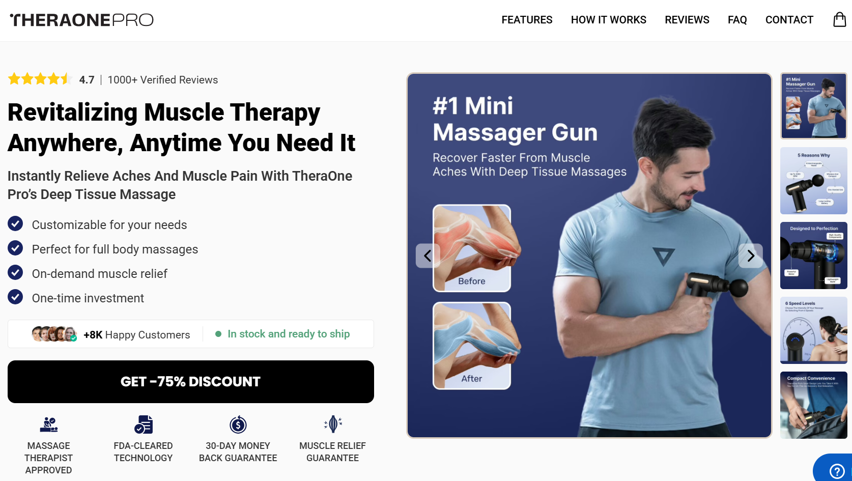 TheraOne Pro Massage Gun