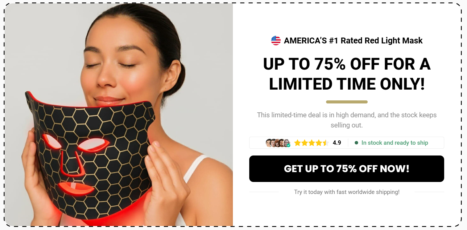 NuroDerm Red Light Mask Therapy