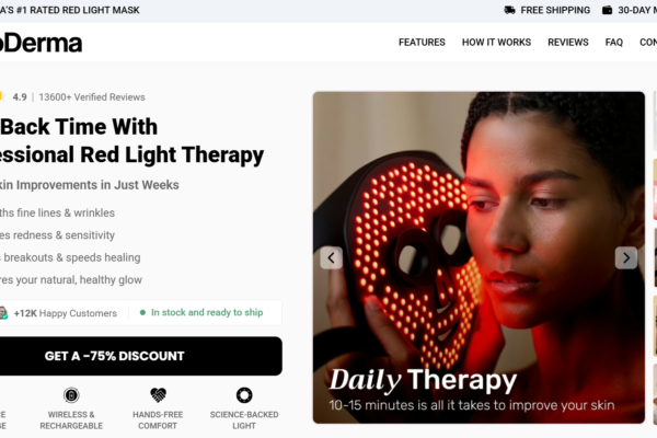 NuroDerm Red Light Mask Therapy