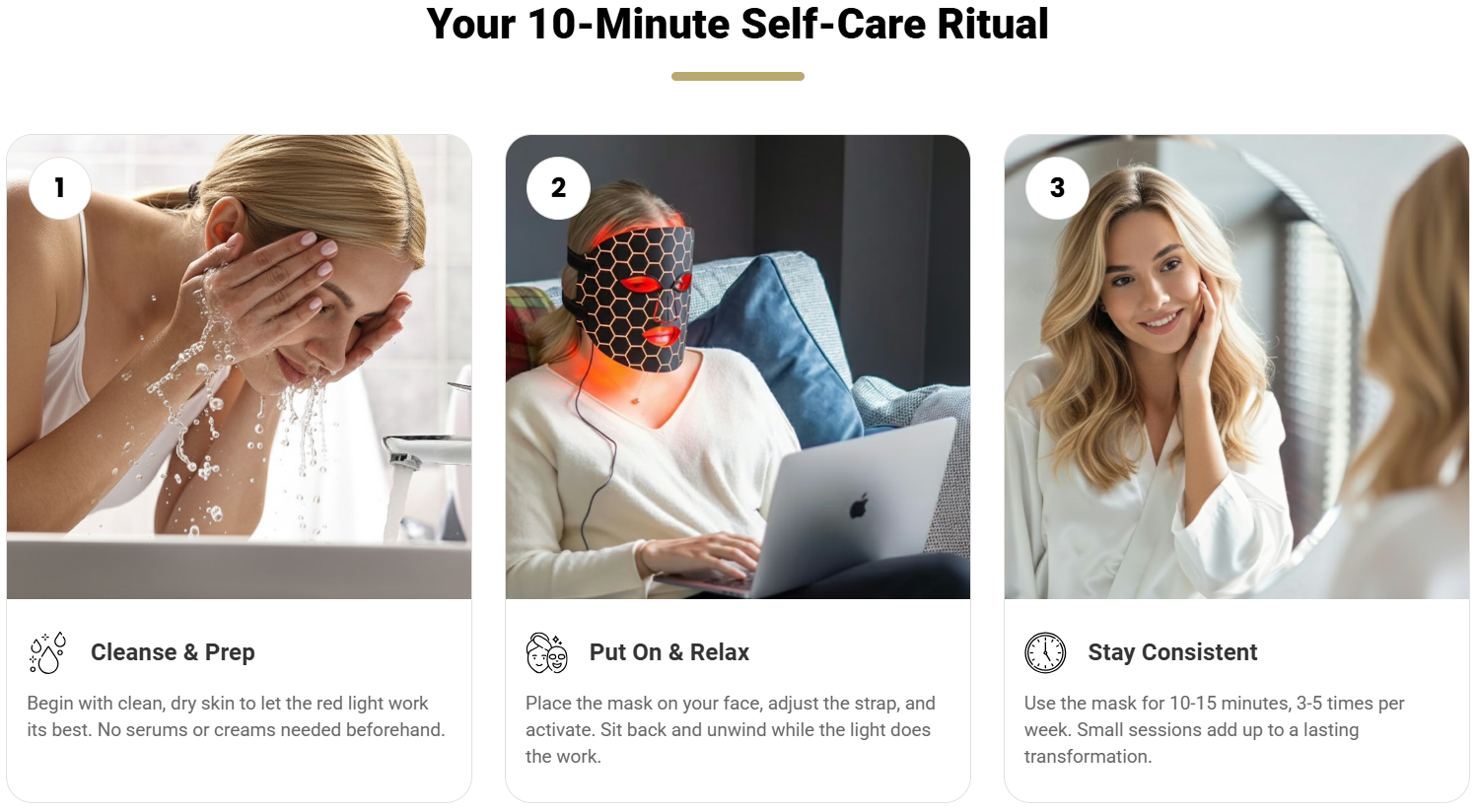 NuroDerm Red Light Mask Therapy