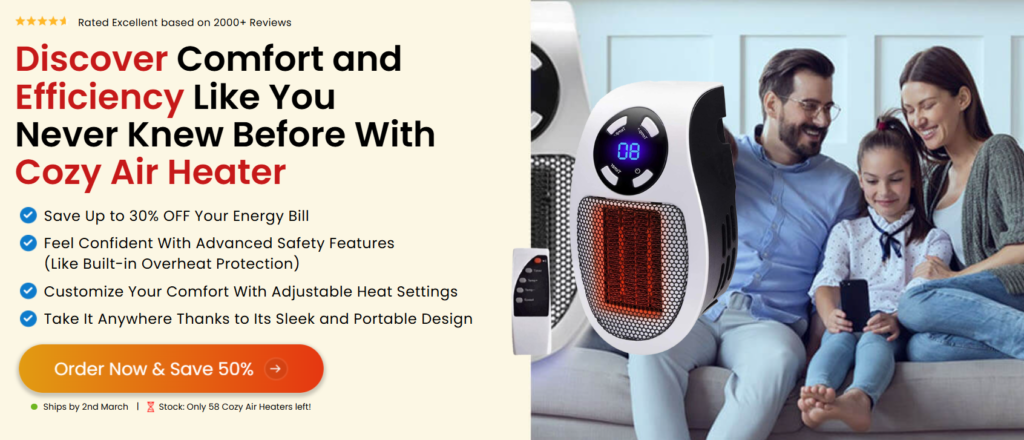 Cozy Air Heat Portable Heater