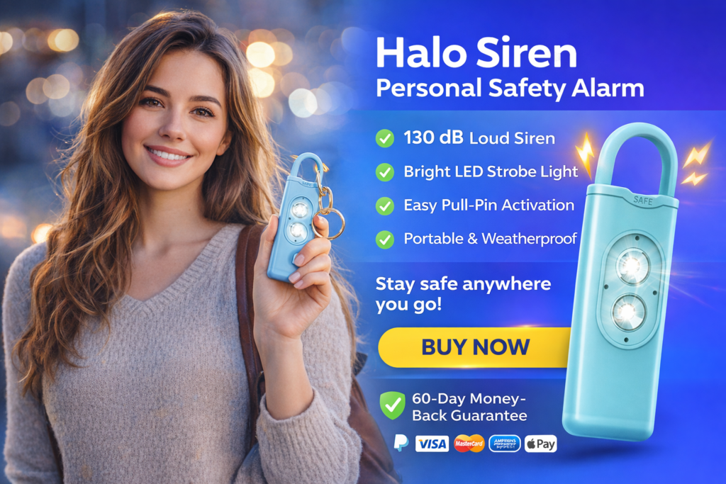 Halo Siren Personal Safety Alarm