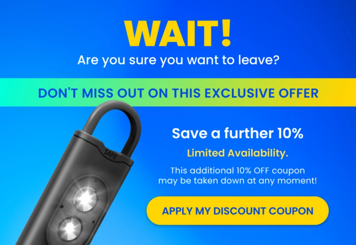 Halo Siren Personal Safety Alarm