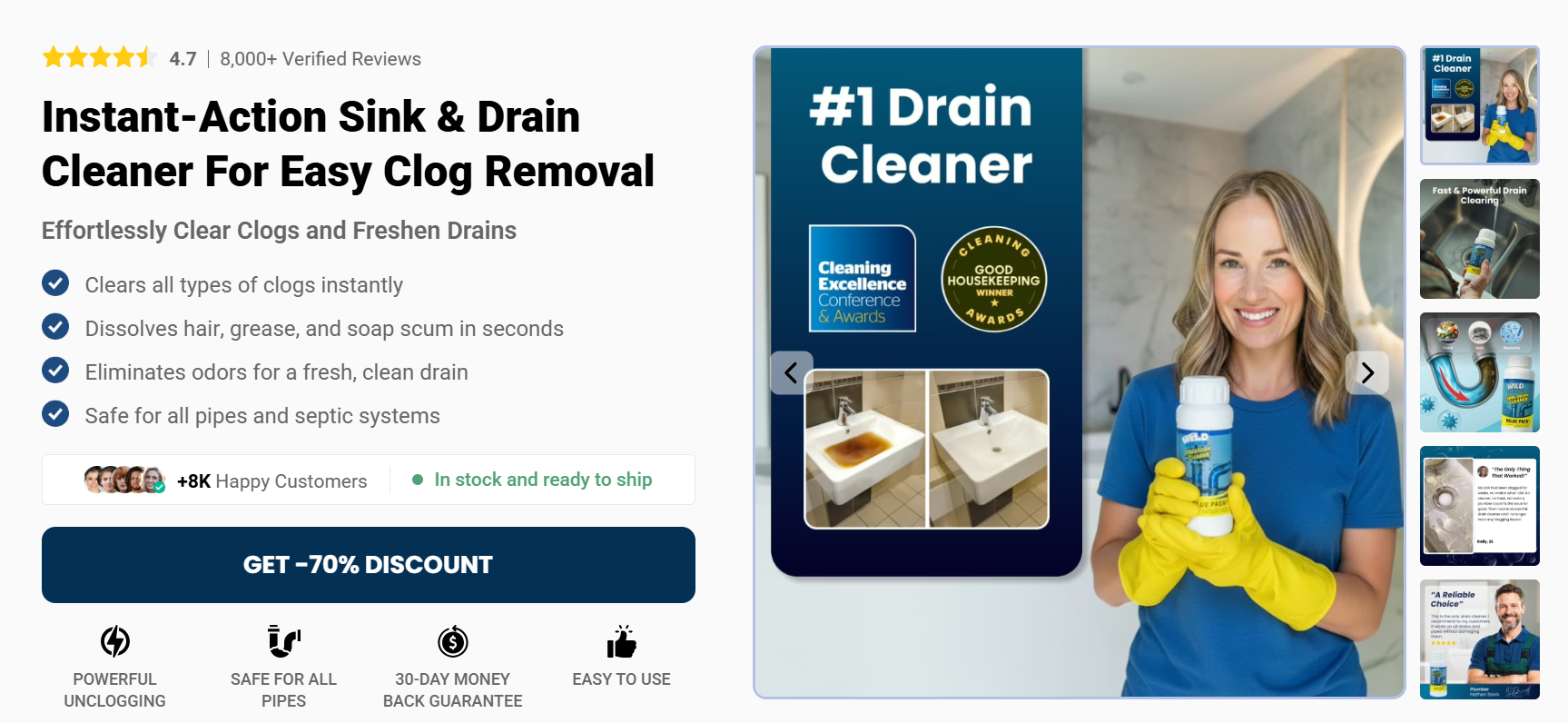 SavingStars Drain Cleaner