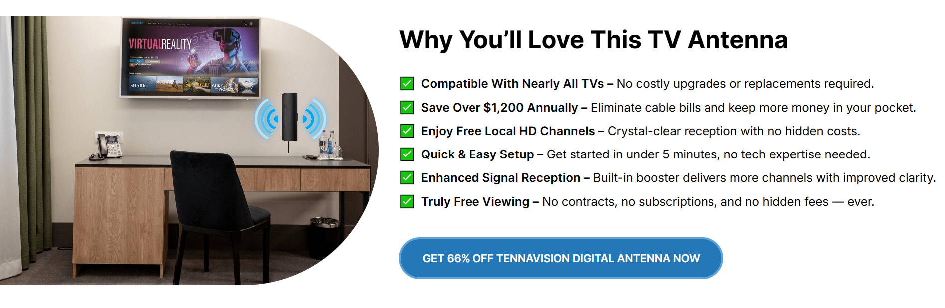 TennaVision Digital TV Antenna
