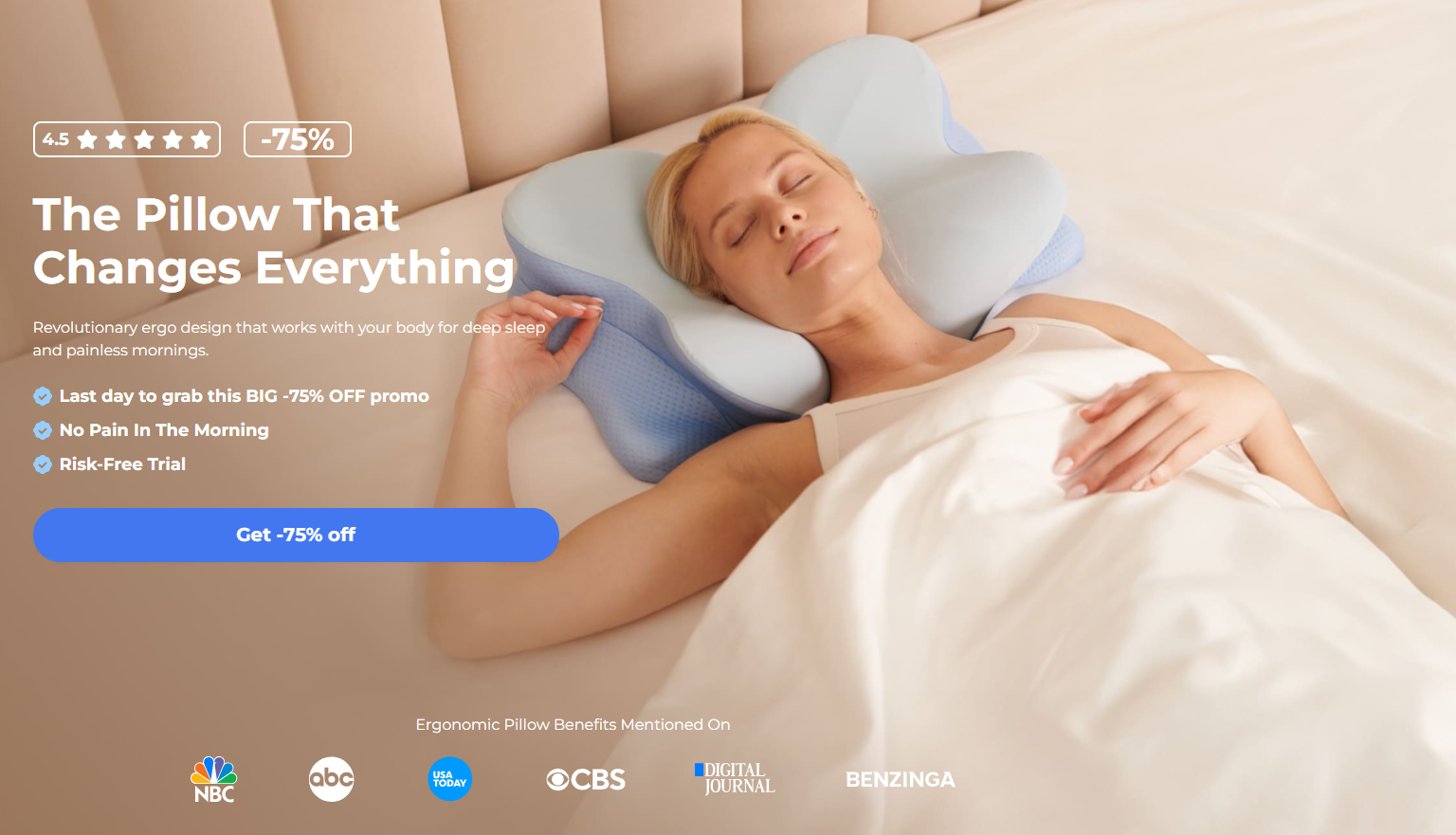 Derila Ergo Memory Foam Pillow