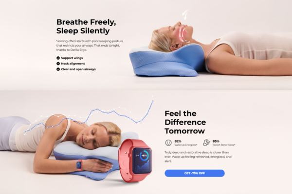 Derila Ergo Memory Foam Pillow