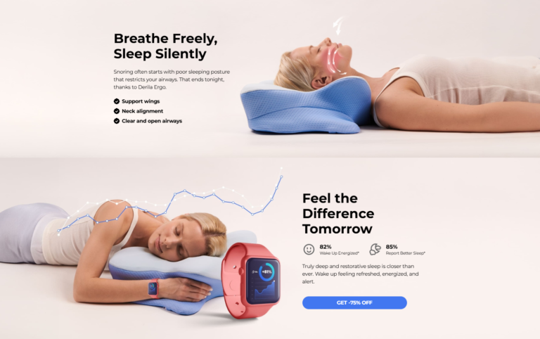 Derila Ergo Memory Foam Pillow