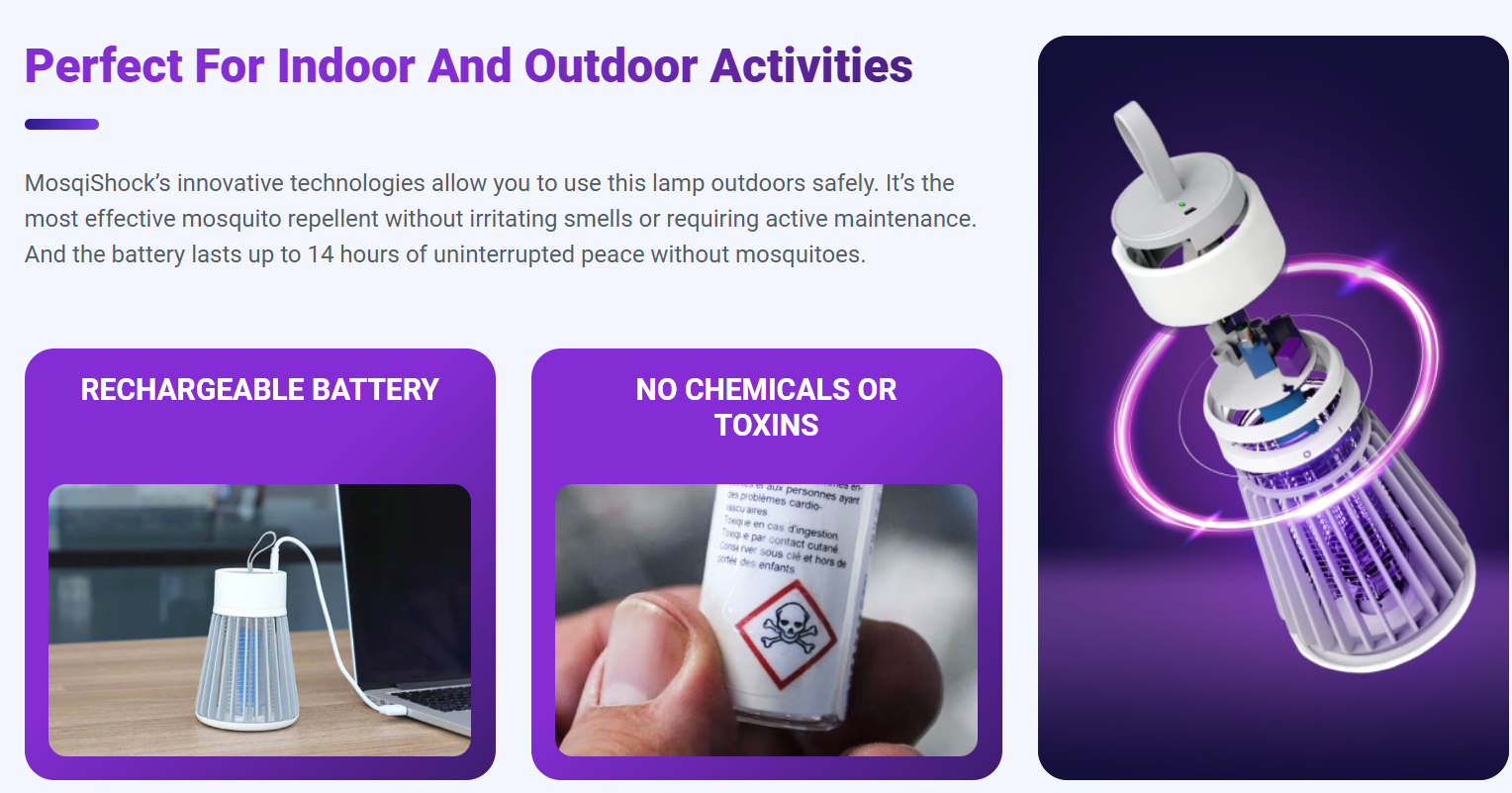 MosqiShock Mosquito Zapper