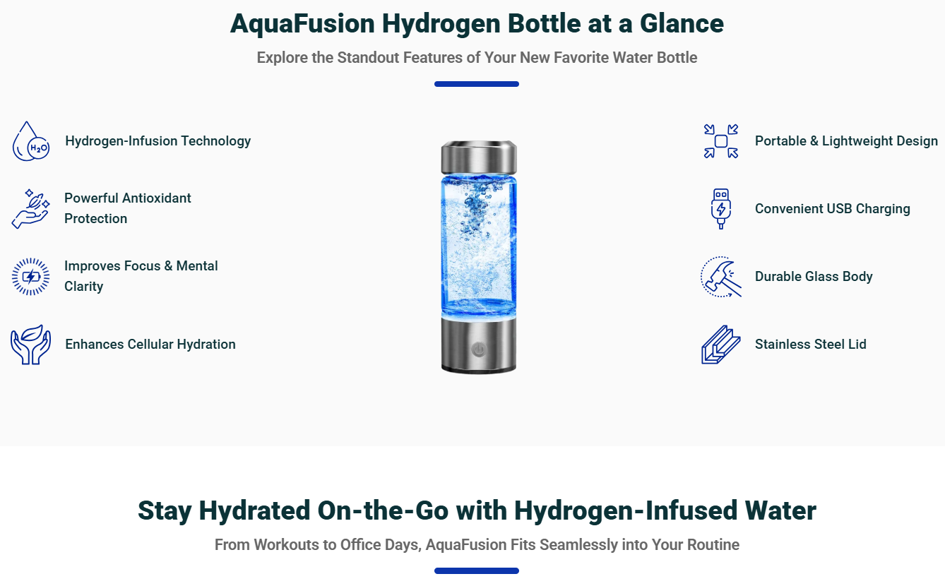 AquaFusion Hydrogen Bottle