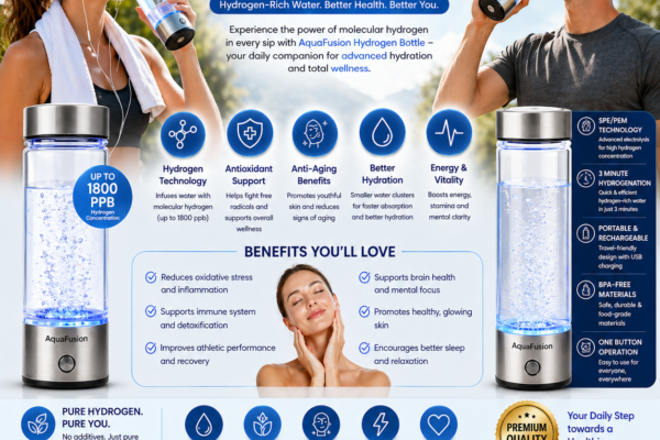 AquaFusion Hydrogen Bottle