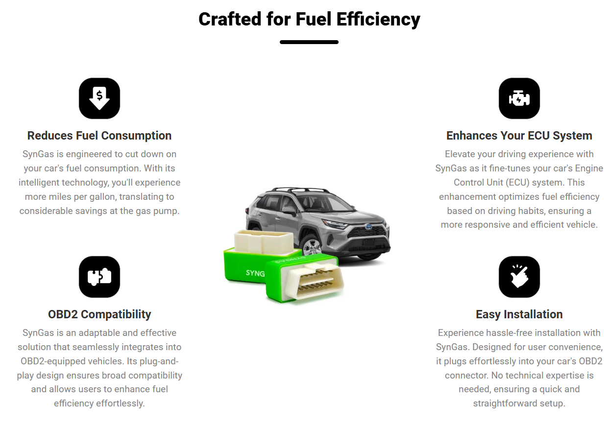 SynGas OBD Fuel Saver
