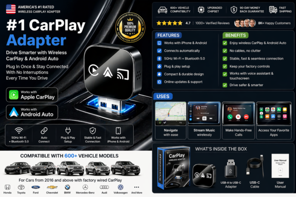 TopCarPlay Wireless CarPlay