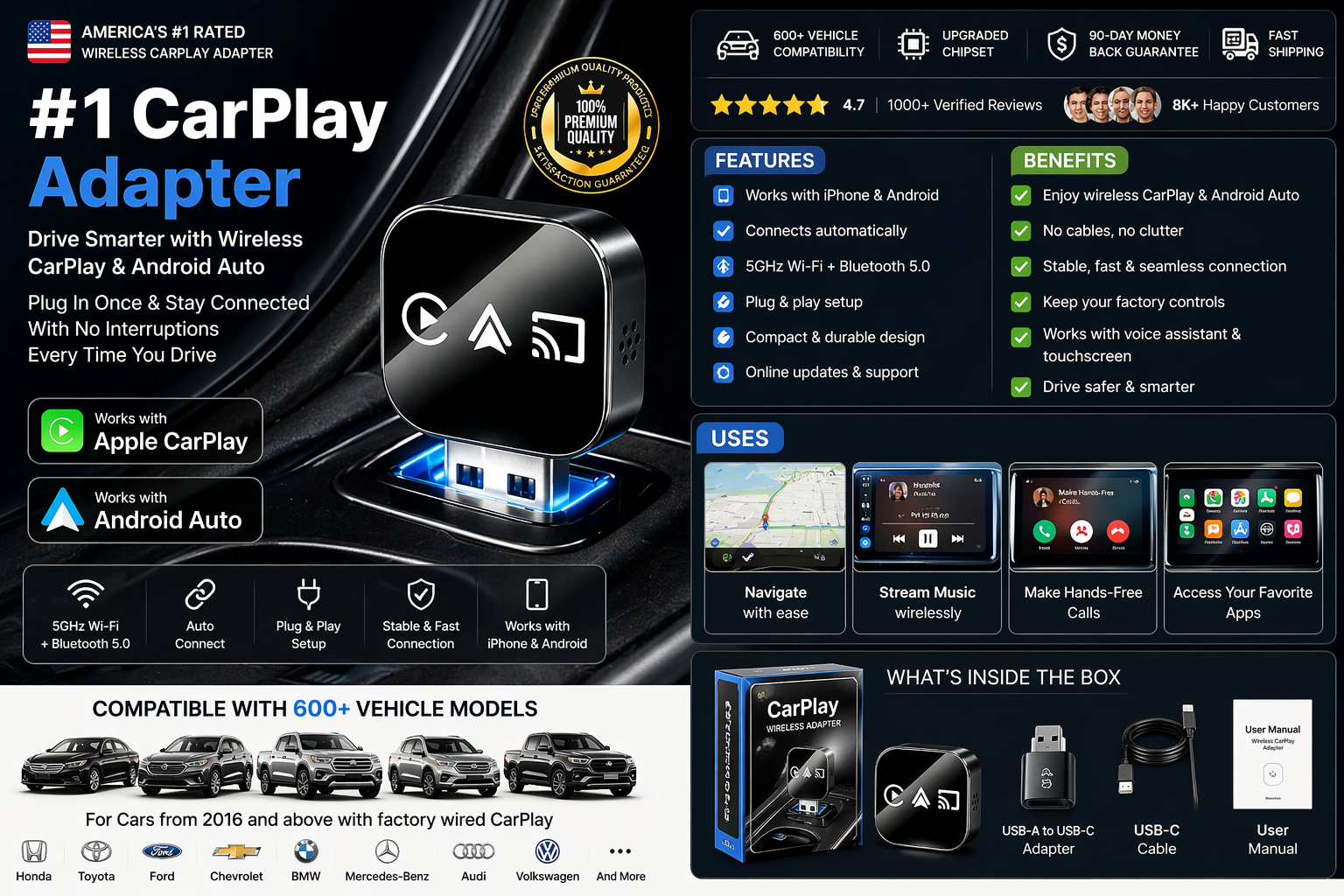 TopCarPlay Wireless CarPlay