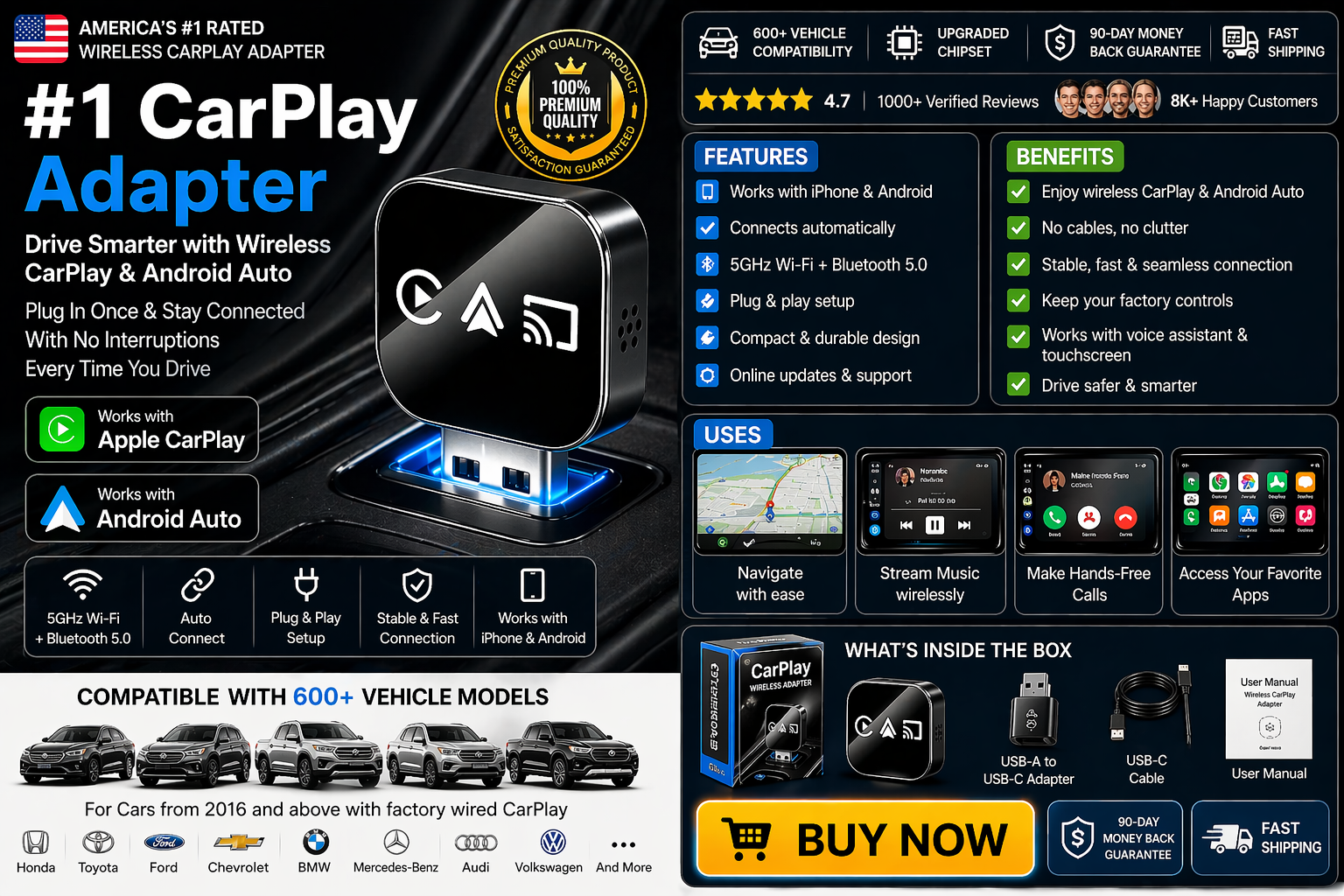 TopCarPlay Wireless CarPlay