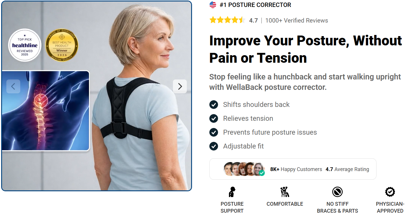 WellaBack Posture Corrector