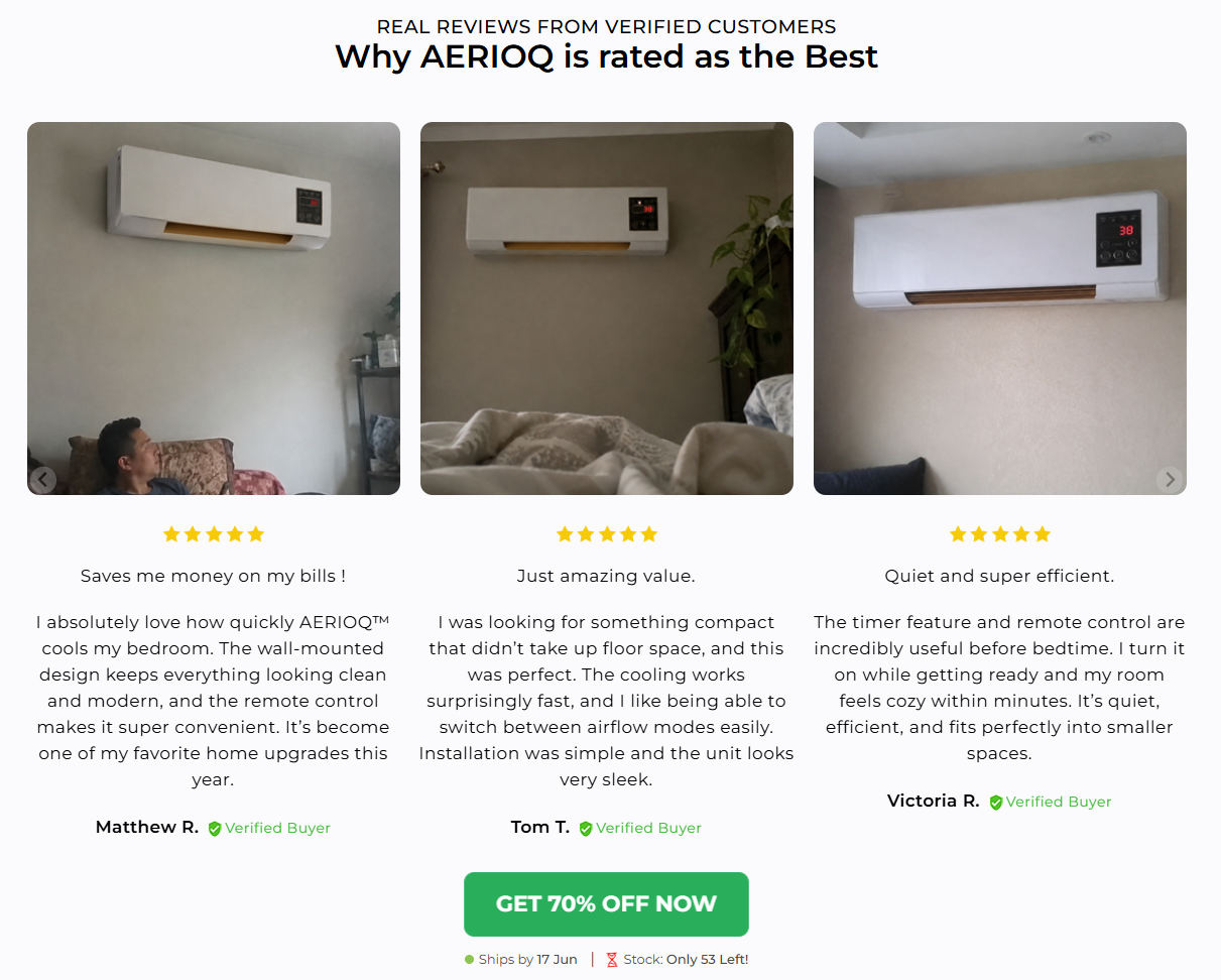 AERIOQ Heating And Cooling