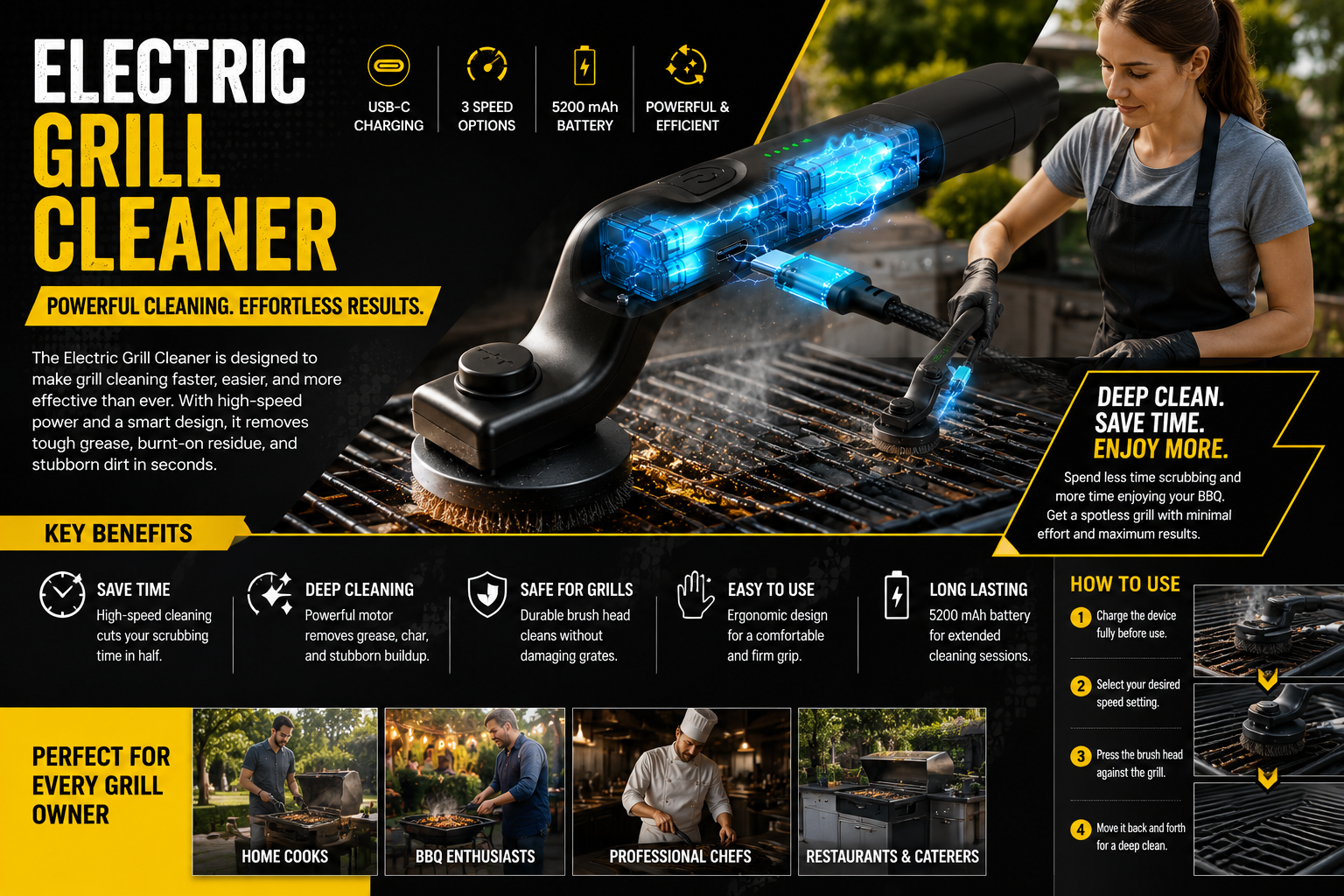 GrillWizz Grill Cleaner